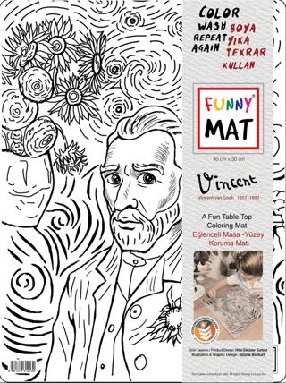 Funny Mat Vincent Van Gogh | Akademi Çocuk - Resim 1