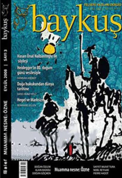 Baykuş Felsefe Yazıları Dergisi Sayı: 3 (Eylül 2008) | Alef (İnce Kapak)  - Resim 1