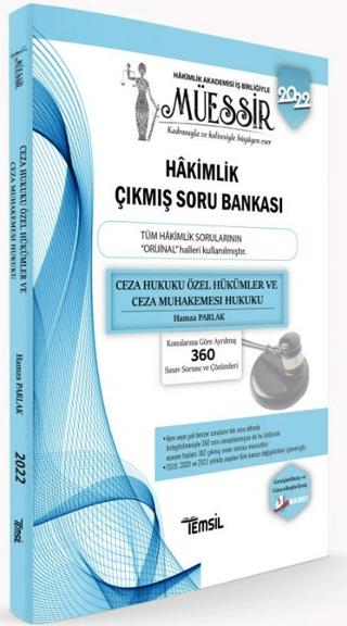 Müessir Ceza Hukuku Özel Hükümler Ve Ceza Muhakemesi Hukuku Hakimlik Çıkmış Soru Bankası | Temsil Kitap (Ciltsiz)  - Resim 1