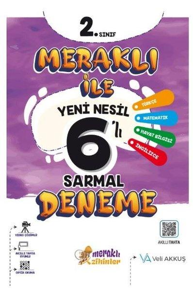 2. Sınıf Meraklı 6'lı Sarmal Deneme | Meraklı Zihinler Yayınları (İnce Kapak)  - Resim 1