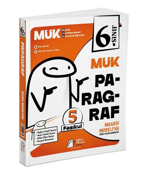6. Sınıf Mük Paragraf Fasikül Soru Bankası | Eğitim Deposu (İnce Kapak)  - Resim 1