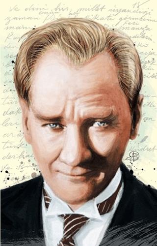 Atatürk 1 Yumuşak Kapaklı Defter | Aylak Adam Kültür Sanat Yayıncılık - Resim 1