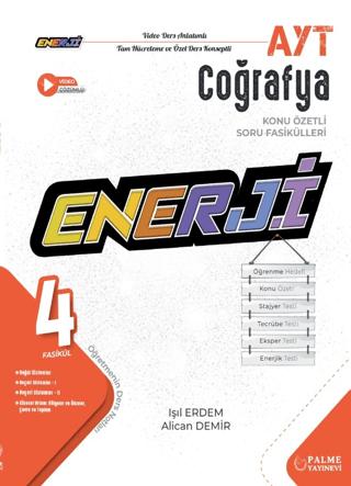 AYT Enerji Coğrafya Konu Özetli Soru Fasikülleri