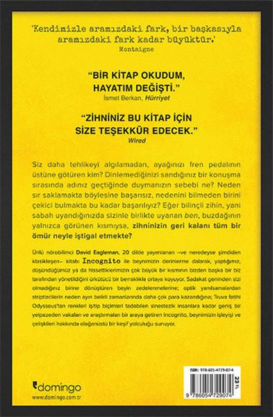 Incognito - Beynin Gizli Hayatı | Domingo Yayınevi (e-Kitap)  - Resim 2
