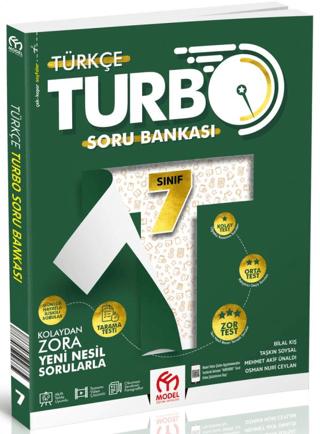 7. Sınıf Turbo Türkçe Soru Bankası | Model Eğitim Yayıncılık (Ciltsiz)  - Resim 1