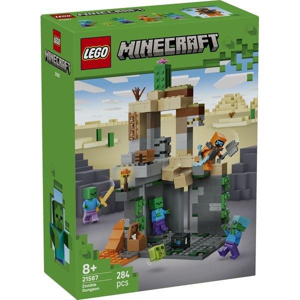 Lego Minecraft Zombie Dungeon 21587 Yapım Seti