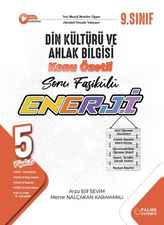 9. Sınıf Enerji Din Kültürü ve Ahlak Bilgisi Konu Özetli Soru Fasikülleri (5 Fasikül)