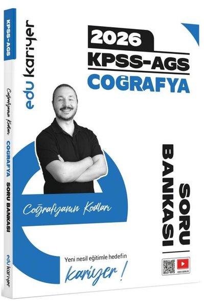 Coğrafyanın Kodları 2026 KPSS-AGS Coğrafya Video Çözümlü Soru Bankası | Edu Kariyer (İnce Kapak)  - Resim 1