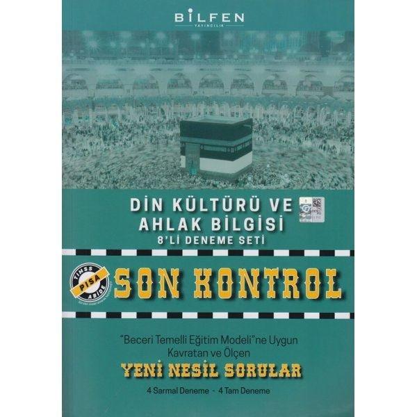 8.Sınıf Din Kültürü ve Ahlak Bilgisi Son Kontrol 8'li Deneme
