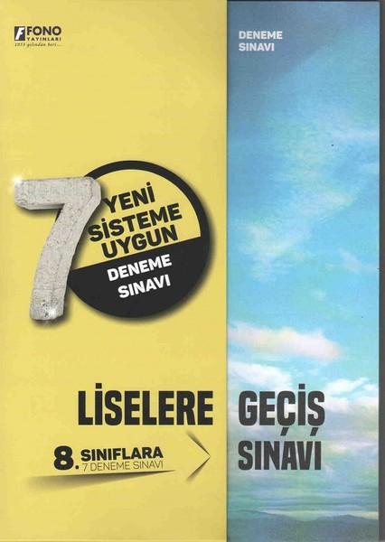 LGS Yeni Sisteme Uygun 7 Deneme Sınavı | Fono Yayınları (İnce Kapak)  - Resim 1
