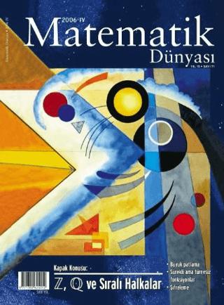 Matematik Dünyası Dergisi Sayı:71 Yıl:2006 – IV | Nesin Yayınevi (Ciltsiz)  - Resim 1
