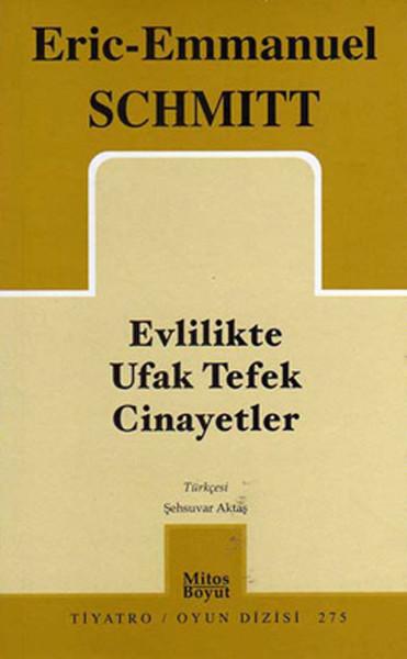 Evlilikte Ufak Tefek Cinayetler | Mitos Boyut Yayınları - Tiyatro Oyun Dizisi (İnce Kapak)  - Resim 1