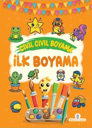 Cıvıl Cıvıl Boyama - İlk Boyama | Atlı Karınca Yayınları (Ciltsiz)  - Resim 1