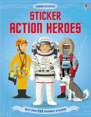 Sticker Action Heroes | Usborne (Ciltli)  - Resim 1
