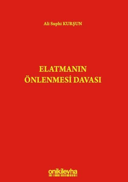 Elatmanın Önlenmesi Davası | On İki Levha Yayıncılık (İnce Kapak)  - Resim 1