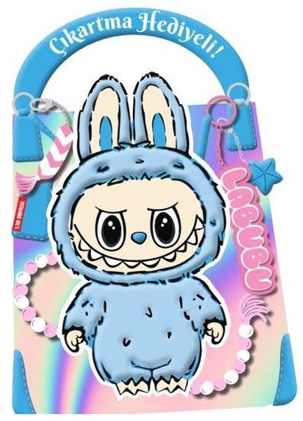 Mavi Labubu - Çıkartma Hediyeli! Boyama Kitabı | Doğan Çocuk (İnce Kapak)  - Resim 1