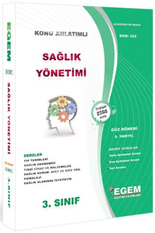 3. Sınıf 5. Yarıyıl Sağlık Yönetimi Konu Anlatımlı Hedef Sorular