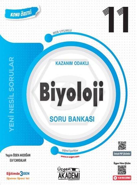 11. Sınıf Biyoloji Konunun Özü Soru Bankası | Üçgen Akademi (İnce Kapak)  - Resim 1