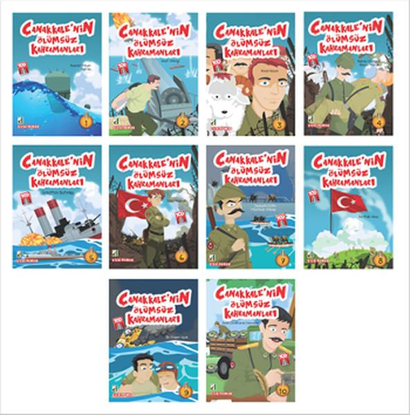 Çanakkale'nin Ölümsüz Kahramanları - 10 Kitap Takım | Damla Yayınevi - Yayınevi Genel Dizisi (İnce Kapak)  - Resim 1