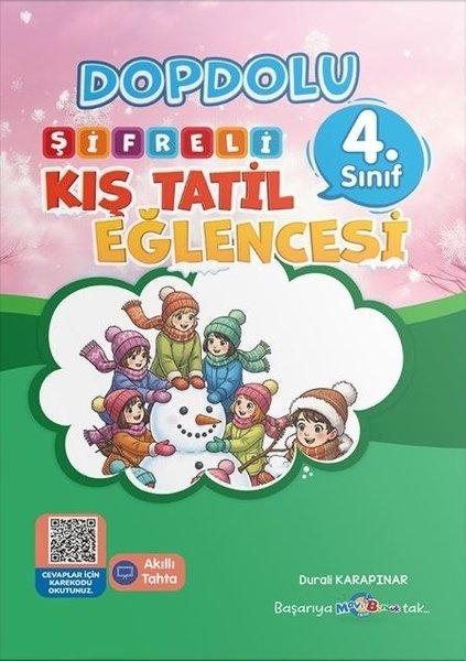 4. Sınıf Mavi Boncuk Şifreli Kış Tatil Eğlencesi | Mavi Boncuk Eğitim (İnce Kapak)  - Resim 1