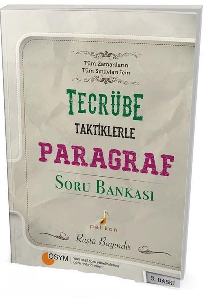 Tecrübe Taktiklerle Paragraf Soru Bankası | Pelikan Yayınları - Eğitime Yardımcı Kitaplar Dizisi (İnce Kapak)  - Resim 1