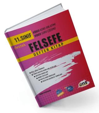 11. Sınıf Felsefe Defter Kitap | ENS Yayınları (Ciltsiz)  - Resim 1