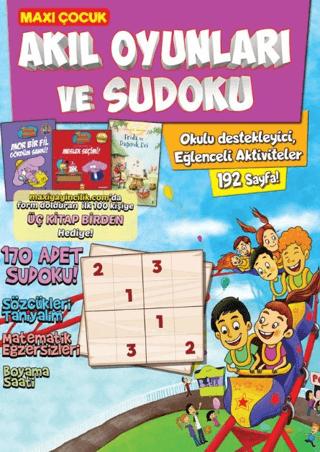 Maxi Çocuk Akıl Oyunları ve Sudoku 9 | Maxi Yayıncılık (Ciltsiz)  - Resim 1
