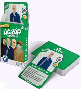 Acayip İnsanlar Kart Oyunu - Edebiyat | YETİ (Yeşilay Eğitim Tamamlayıcı İçerikler) (Ciltsiz)  - Resim 1