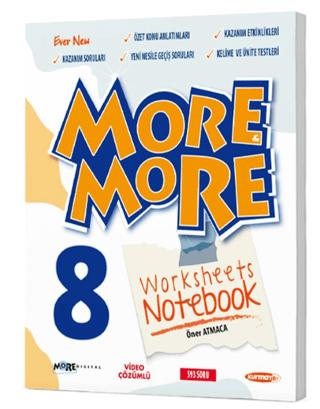 8. Sınıf More and More Worksheets Notebook | Kurmay Yayınları (Ciltsiz)  - Resim 1