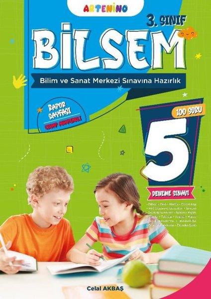 3. Sınıf 2025 Bilsem Sınavına Hazırlık 5'li Deneme Sınavı | Artenino Yayıncılık (İnce Kapak)  - Resim 1