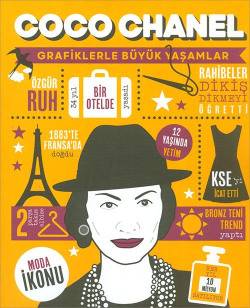 Coco Chanel (Grafiklerle Büyük Yaşamlar) Mor Elma | Mor Elma Yayıncılık - Resim 1