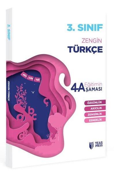 3.Sınıf Türkçe Eğitimin 4 Aşaması | Teas Press Eğitim (İnce Kapak)  - Resim 1