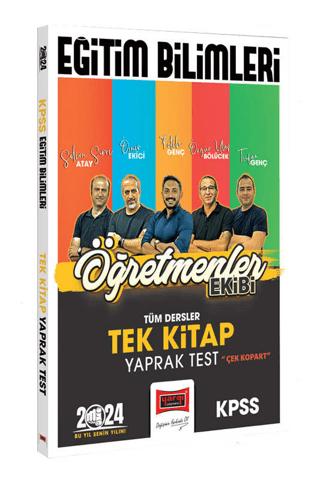 2024 KPSS Eğitim Bilimleri Öğretmenler Ekibi Tek Kitap Tüm Dersler Yaprak Test | Yargı Yayınevi (Ciltsiz)  - Resim 1