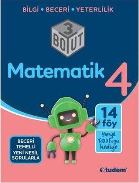 4.Sınıf Matematik 3 Boyut | Tudem Yayınları - Ders Kitapları (İnce Kapak)  - Resim 1