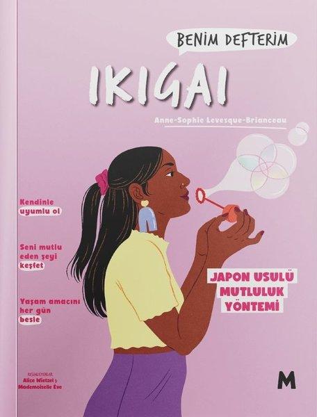 İkigai: Benim Defterim - Japon Usulü Mutluluk Yöntemi | Mabel Kitap (İnce Kapak)  - Resim 1