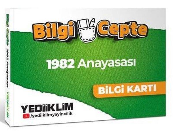 Bilgi Cepte 1982 Anayasası Bilgi Kartı Soru - Cevap | Yediiklim Yayınları (İnce Kapak)  - Resim 1