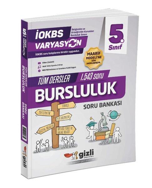 5. Sınıf Varyasyon Tüm Dersler Bursluluk Konu Özetli Soru Bankası | Gizli Yayınları (İnce Kapak)  - Resim 1