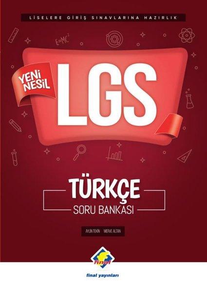 LGS Türkçe Soru Bankası - Yeni Nesil | Final Yayıncılık (İnce Kapak)  - Resim 1