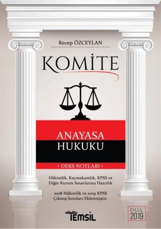 Komite - Anayasa Hukuku 2019 | Temsil Kitap (Ciltsiz)  - Resim 1