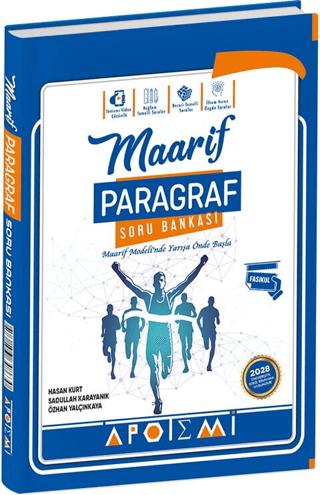 Paragraf Maarif Soru Bankası | Apotemi Yayınları (Ciltsiz)  - Resim 1