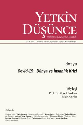 Yetkin Düşünce Dergisi Yıl: 3 Sayı: 11 Temmuz, Ağustos, Eylül 2020 | Yetkin Düşünce Dergisi (Ciltsiz)  - Resim 1
