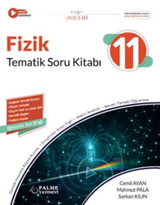 11. Sınıf Fizik Joker Tematik Soru Kitabı | Palme Yayınları (Ciltsiz)  - Resim 1
