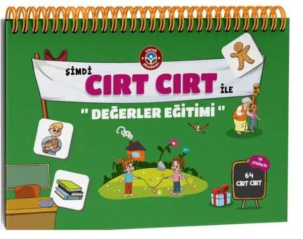 Şimdi Cırt Cırt Vakti Değerler Eğitimi | Çocuk Akademi Yayınları (İnce Kapak)  - Resim 1