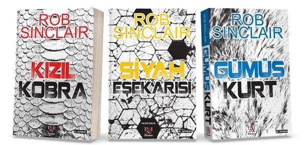 Rob Sinclair Serisi Seti-3 Kitap Takım | Panama Yayıncılık (İnce Kapak)  - Resim 1