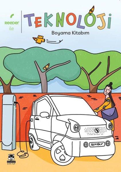 Reeder İle Teknoloji Boyama Kitabım | Marsık Kitap (İnce Kapak)  - Resim 1