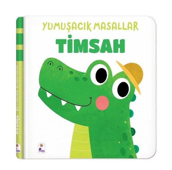 Yumuşak Masallar  -  Timsah  -  Dokun  -  Hisset | İndigo Çocuk (Ciltli)  - Resim 1