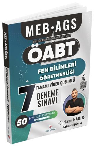ÖABT MEB-AGS Fen Bilimleri Öğretmenliği 7 Deneme Çözümlü | Dizgi Kitap (Ciltsiz)  - Resim 1