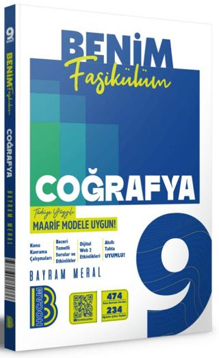 9. Sınıf Coğrafya Benim Fasikülüm | Benim Hocam Yayınları (Ciltsiz)  - Resim 1