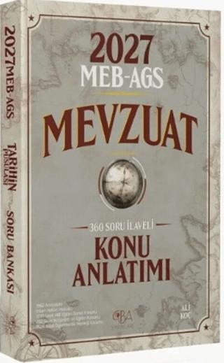 2027 MEB AGS Mevzuat Konu Anlatımı | CBA Akademi (Ciltsiz)  - Resim 1