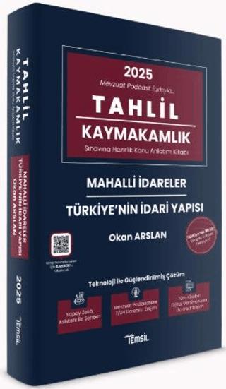 Tahlil Mahalli İdareler ve Türkiye'nin İdari Yapısı Konu Anlatım Kitabı | Temsil Kitap (Ciltsiz)  - Resim 1